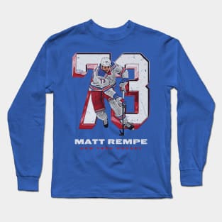 Matt Rempe New York R Number Long Sleeve T-Shirt